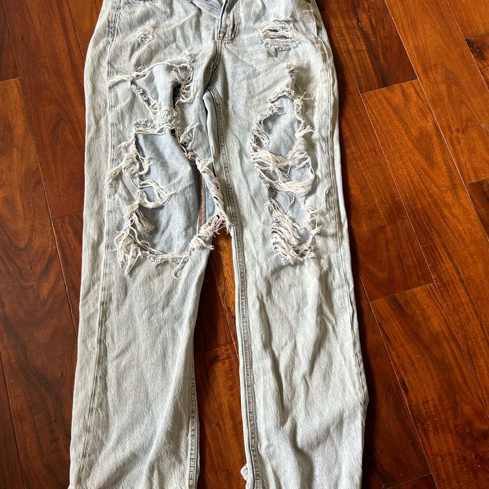 Aeropostale 90’s baggy distressed jeans 10